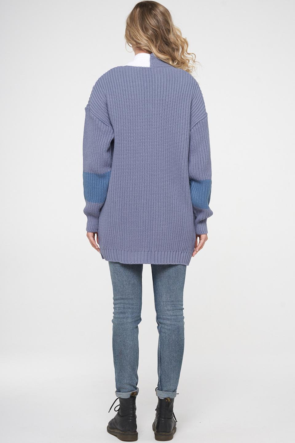 Жакет VAY вязаный комбинированный