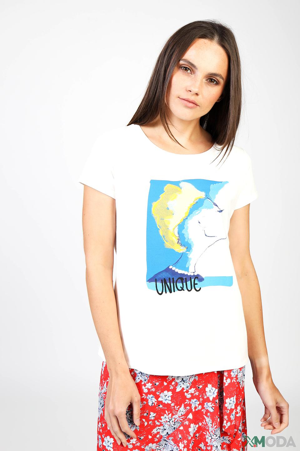 Футболка Comma с принтом Unique