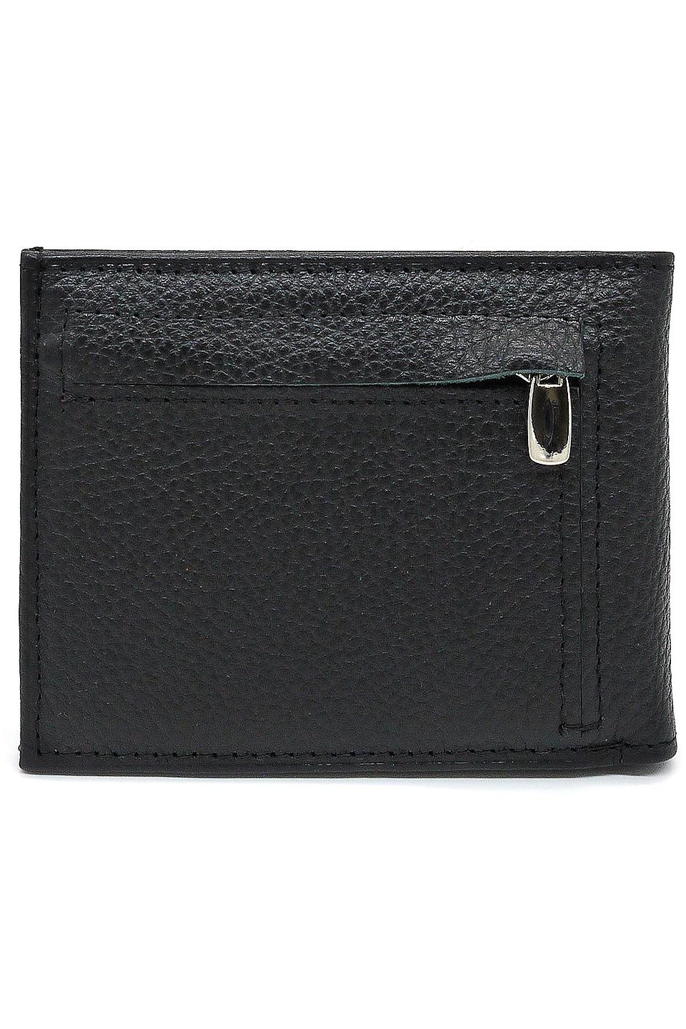 Кошелек с зажимом Pellecon черный