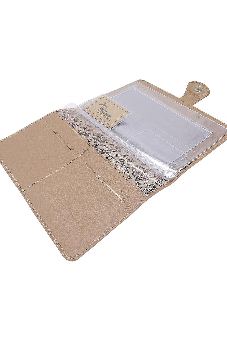 Кошелек Pellecon бежевый