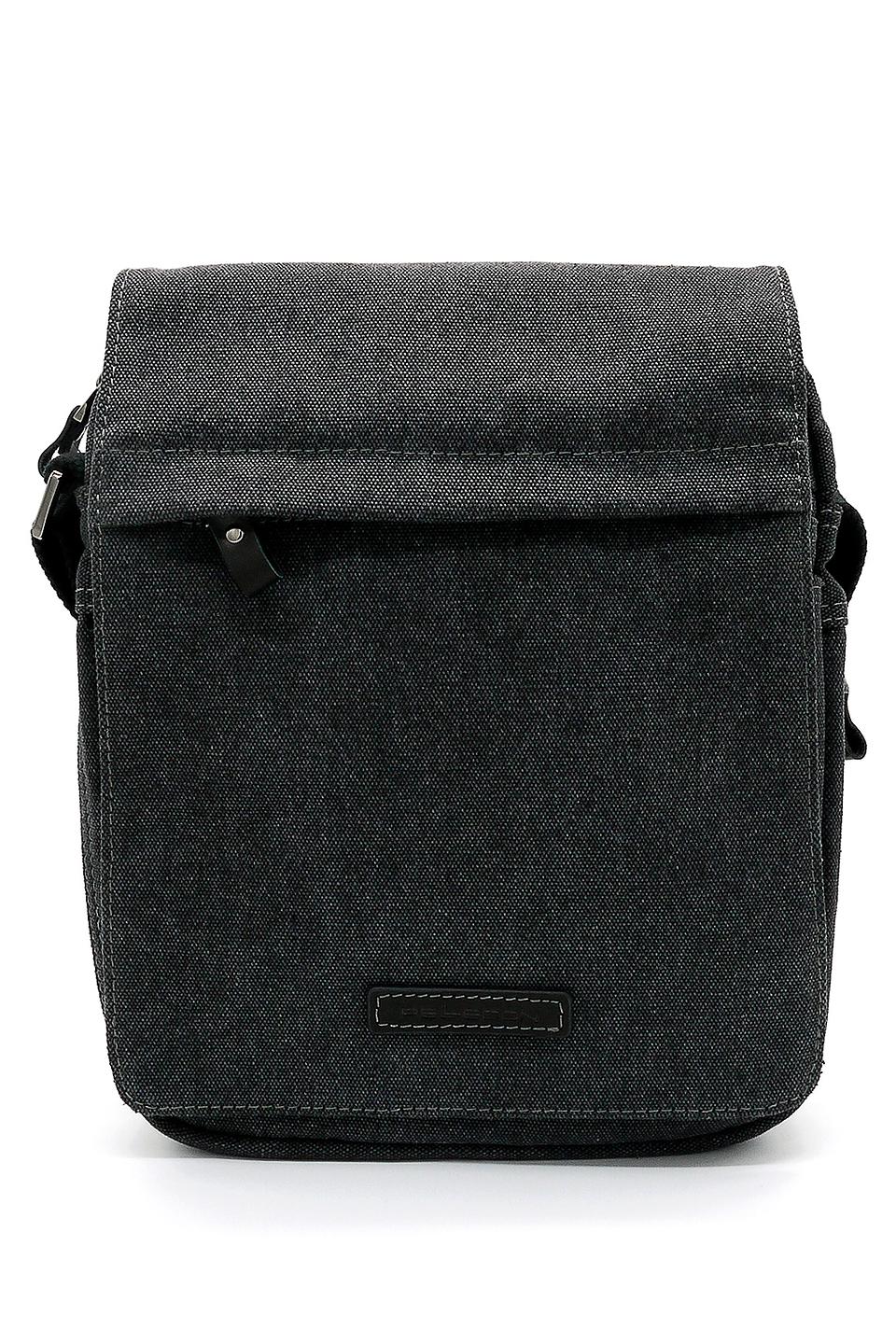 Сумка через плечо Pellecon текстиль чёрный