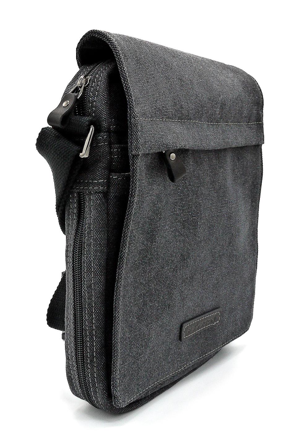 Сумка через плечо Pellecon текстиль чёрный