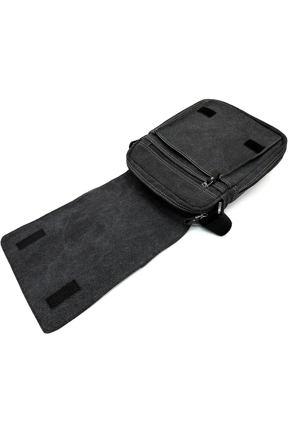 Сумка через плечо Pellecon текстиль чёрный