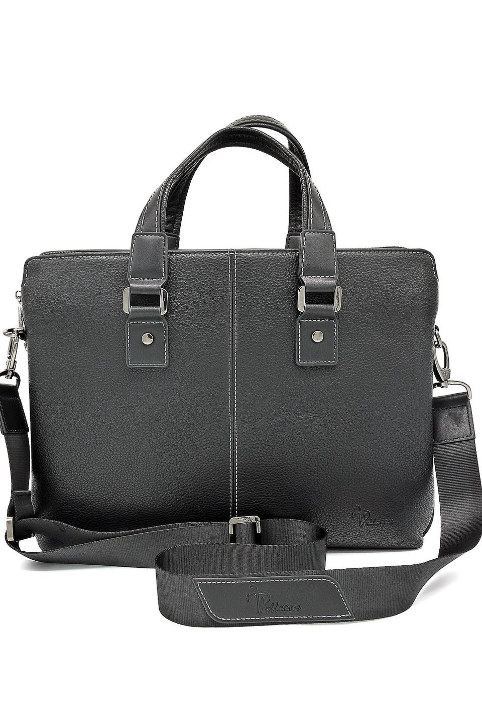 Сумка Pellecon кожаная чёрная