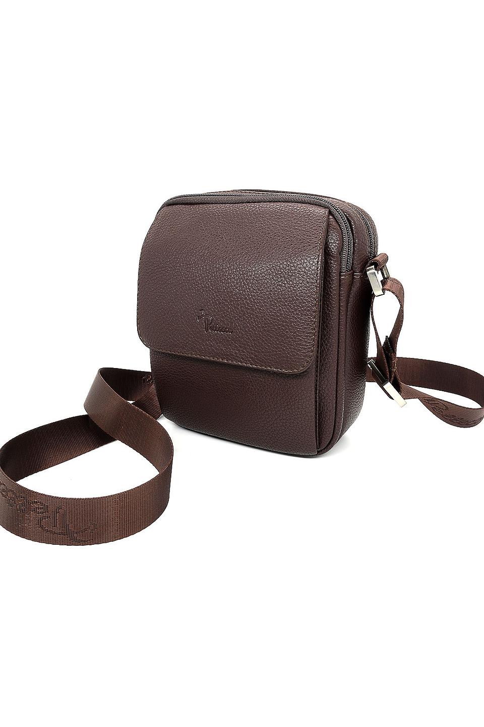 Сумка через плечо Pellecon коричневая