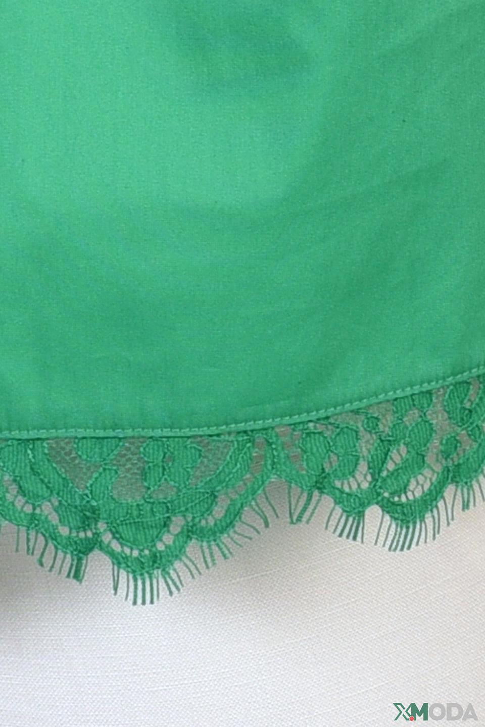 Топ Just Valeri с кружевом лайм