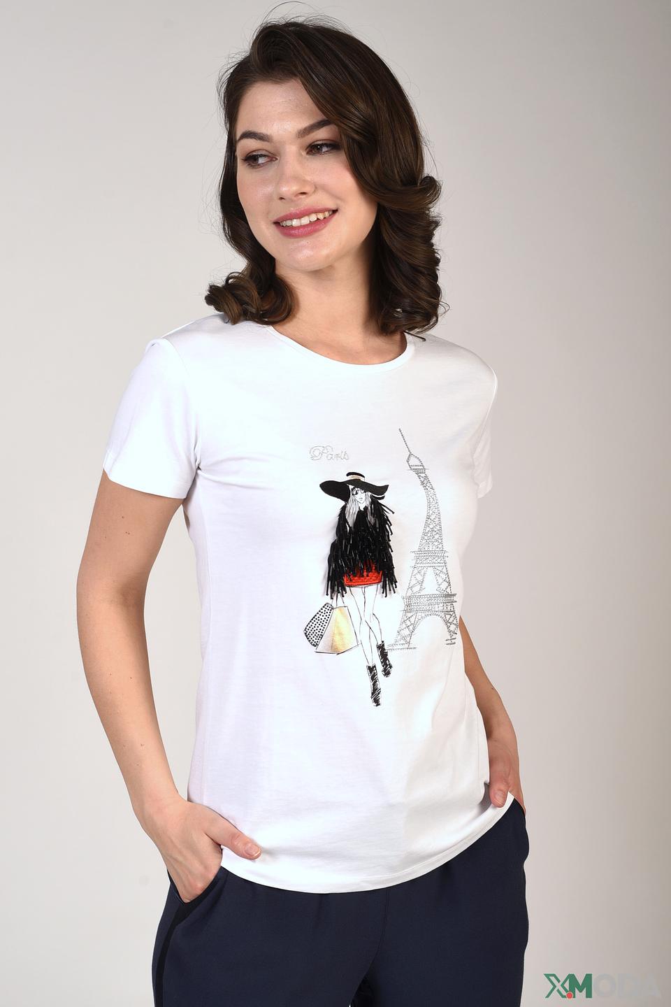 Футболка Pezzo с принтом Париж