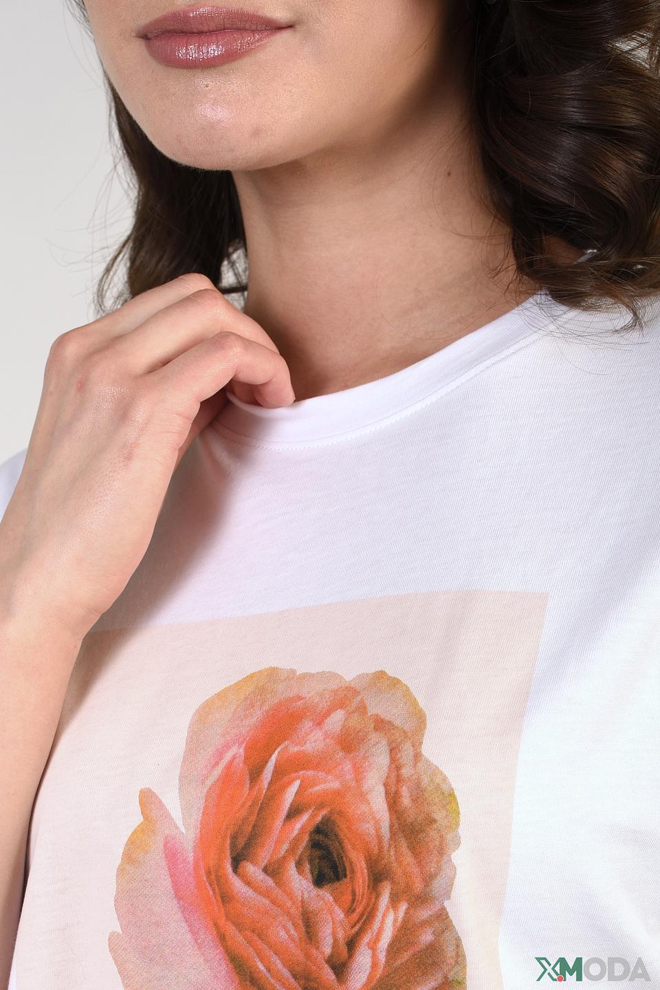 Футболка Pezzo с розой