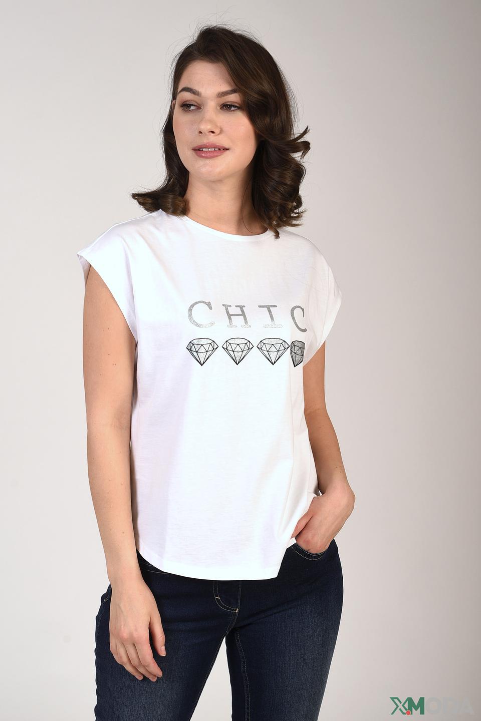 Футболка Pezzo с принтом Chic