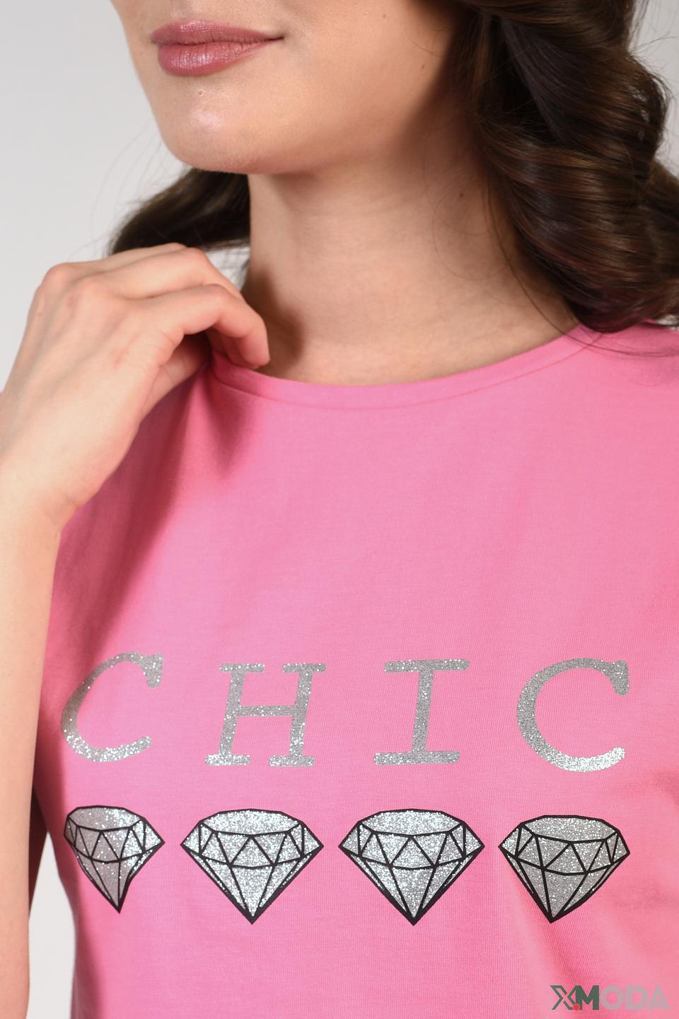 Футболка Pezzo с принтом Chic