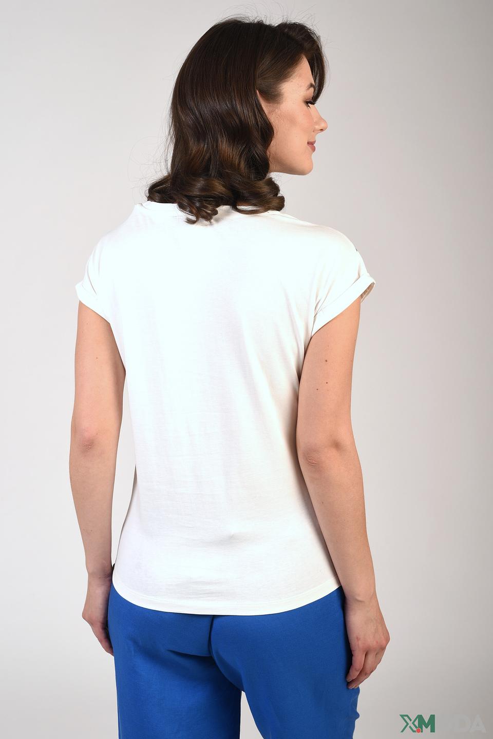 Футболка Pezzo с серебряной отделкой