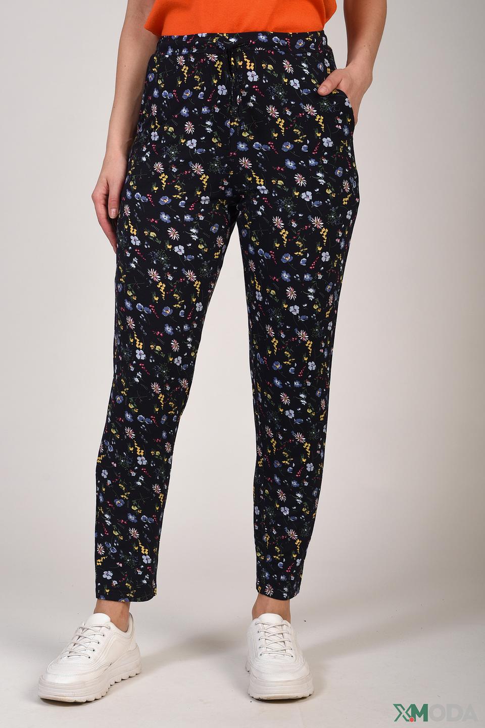 Брюки Pezzo с цветочным принтом