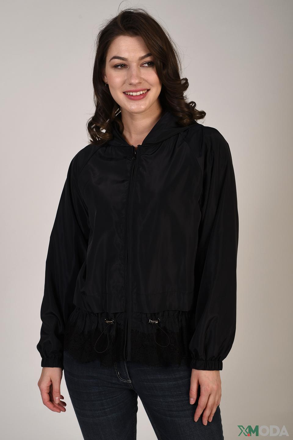 Жакет Pezzo чёрный с оборками