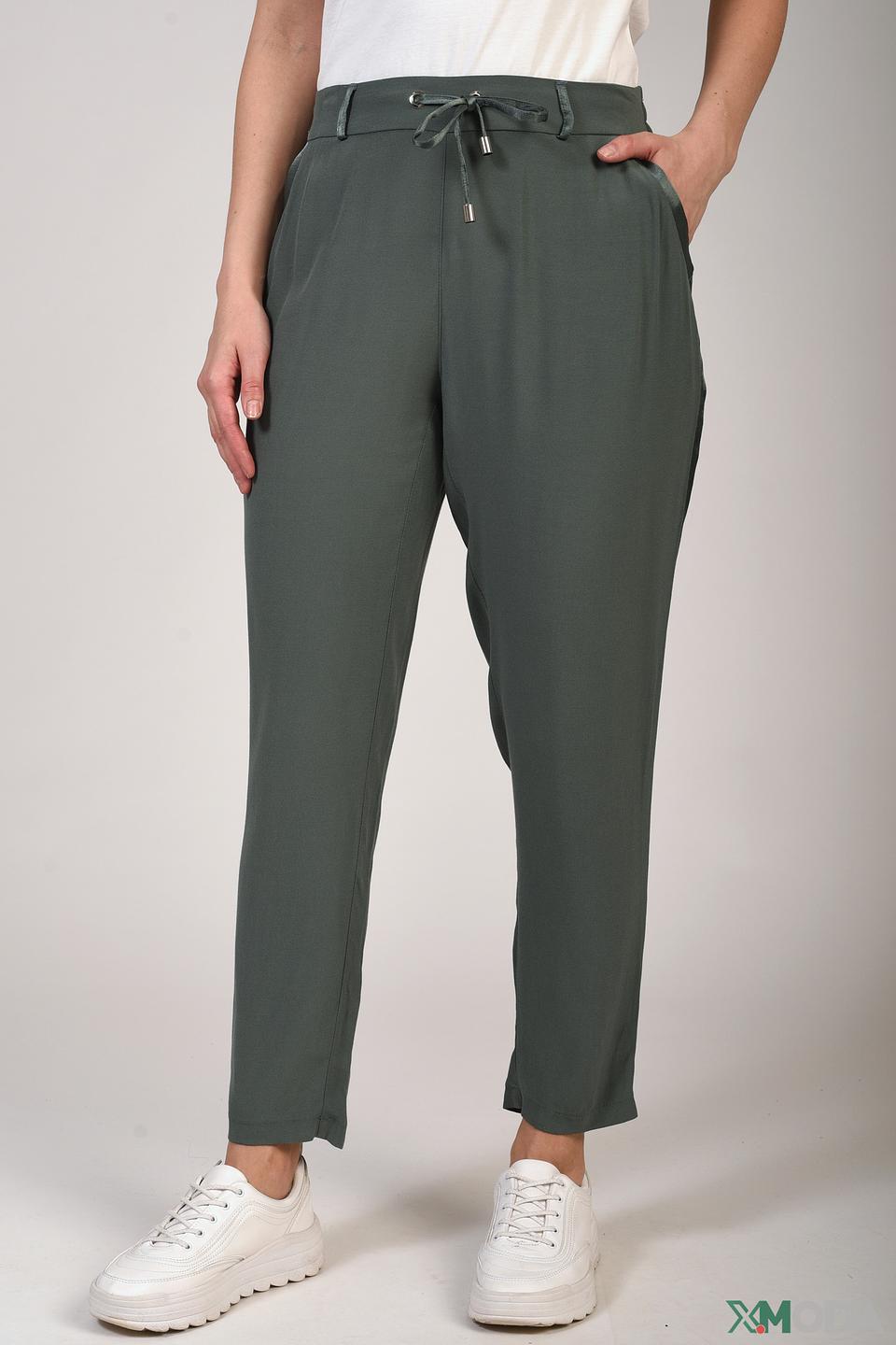 Брюки Pezzo хаки с завязками