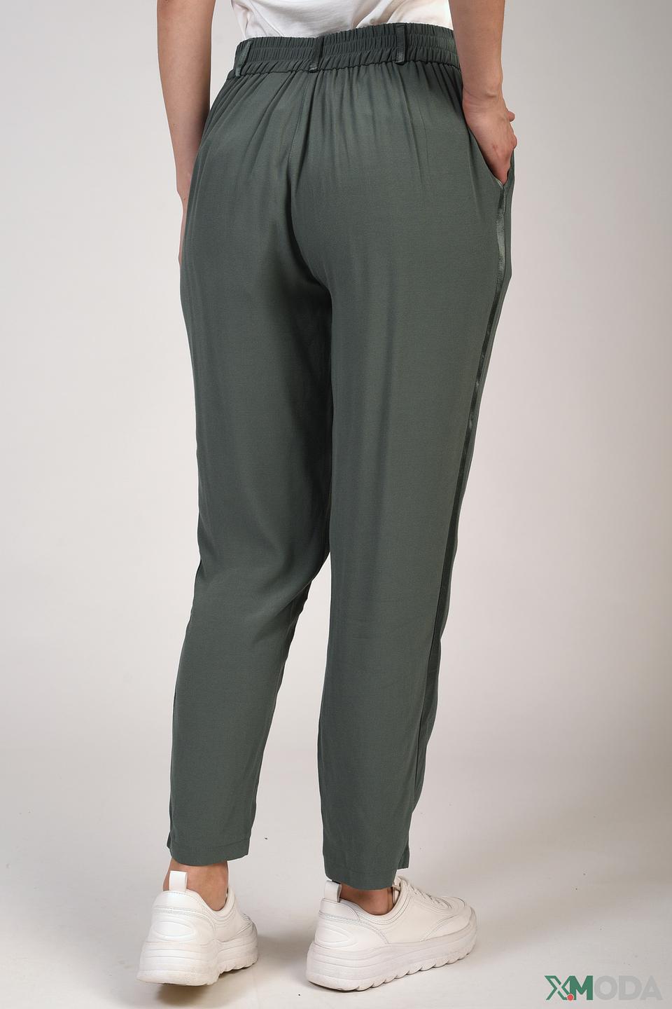 Брюки Pezzo хаки с завязками