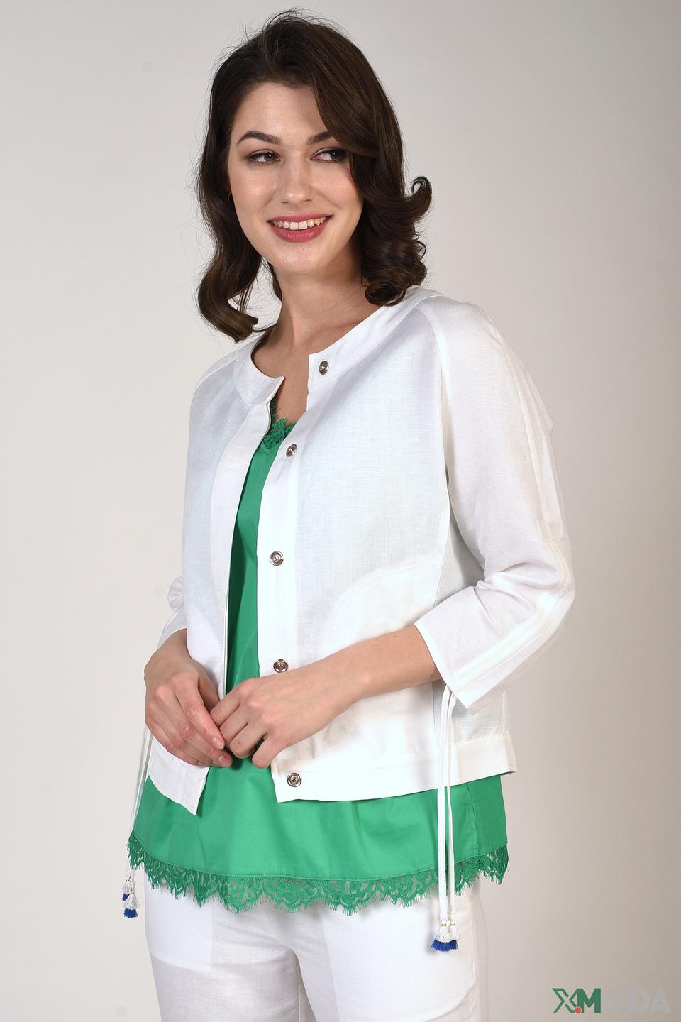 Жакет Pezzo белый 3/4