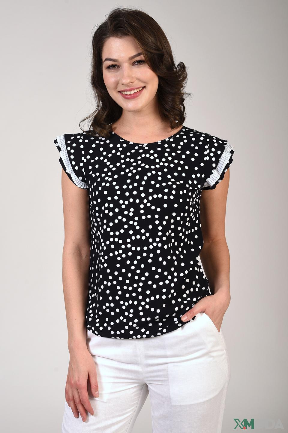 Блуза Pezzo в горошек