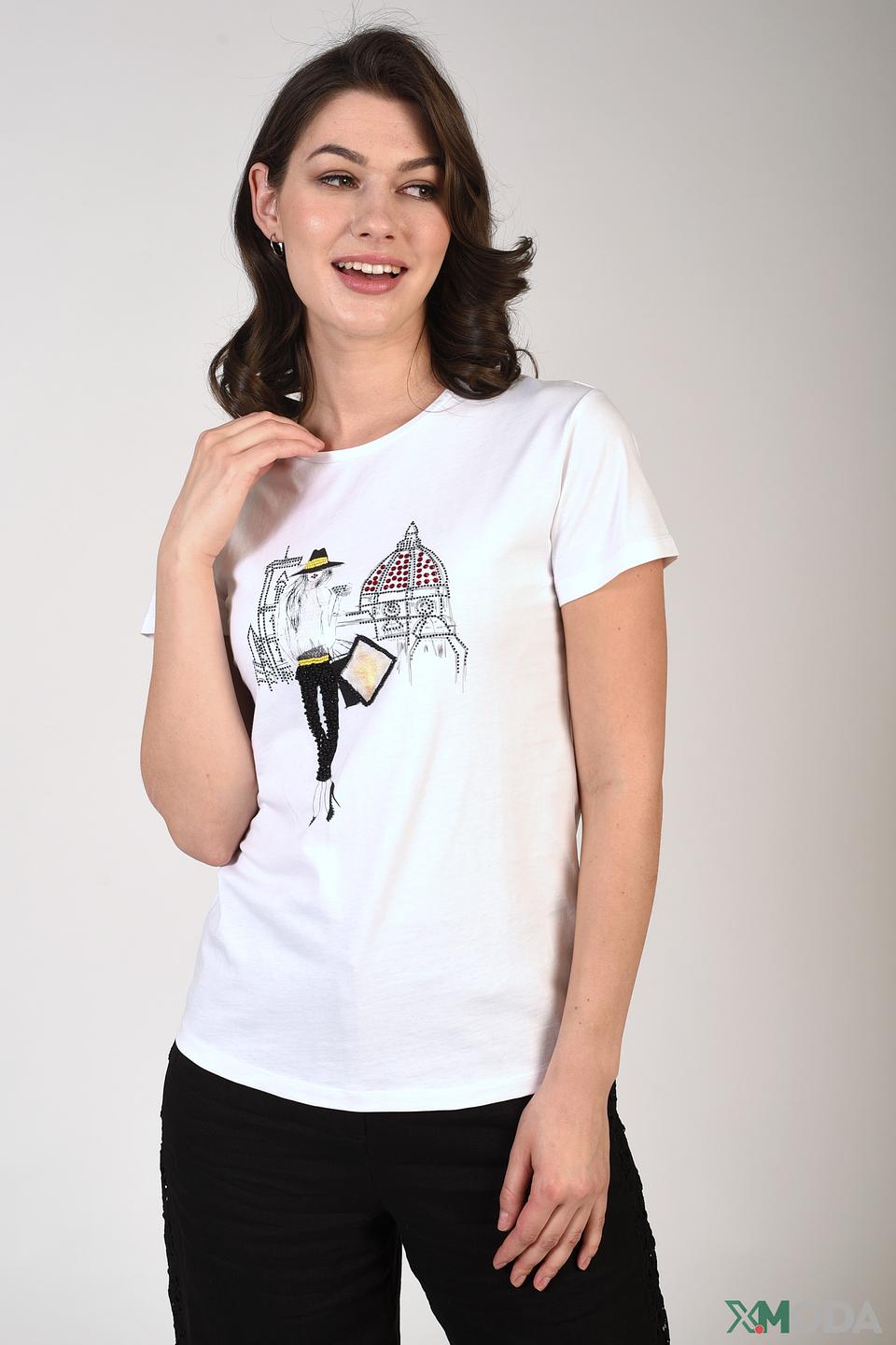 Футболка Pezzo с принтом