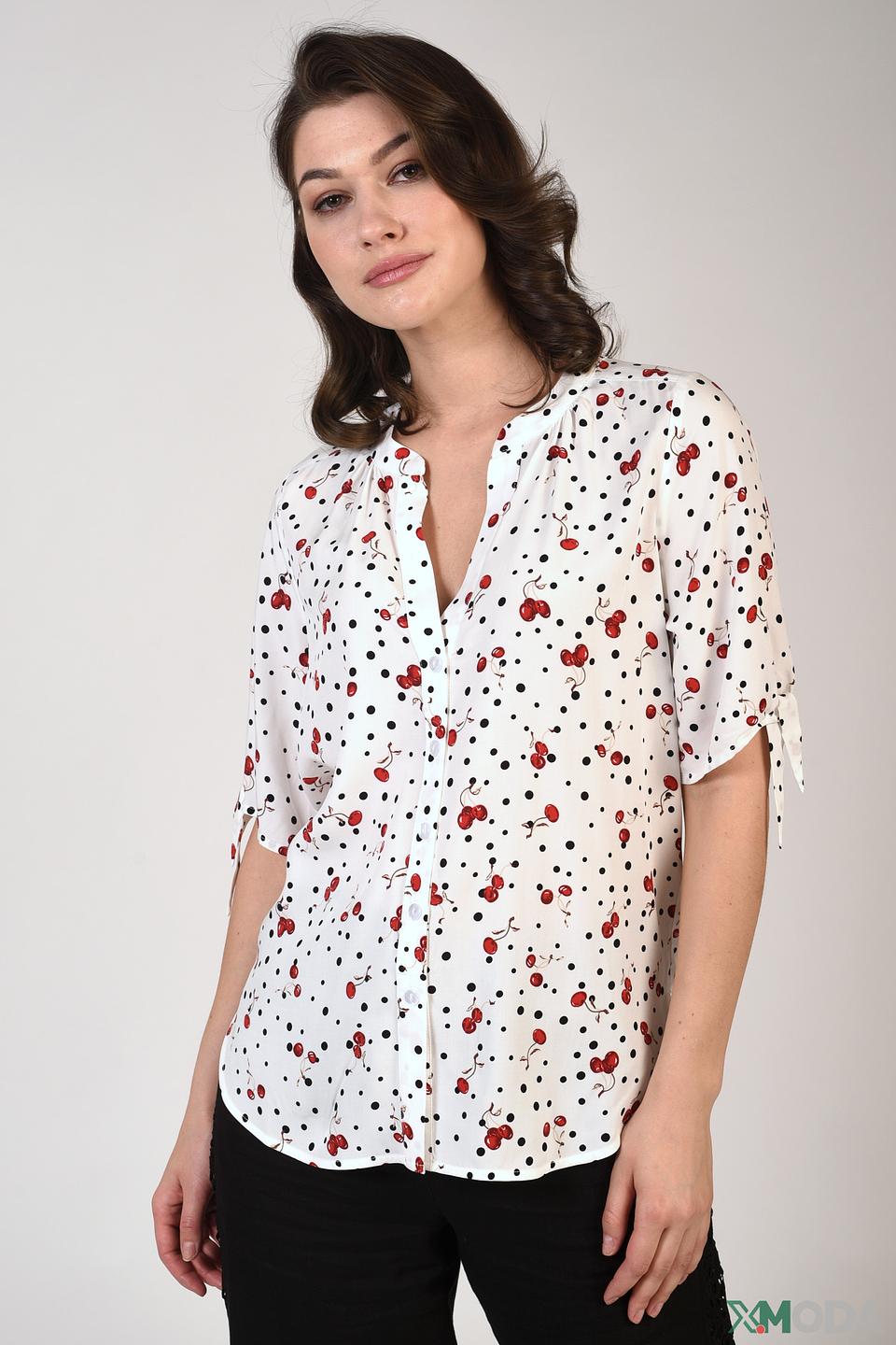 Блуза Pezzo с вишнями