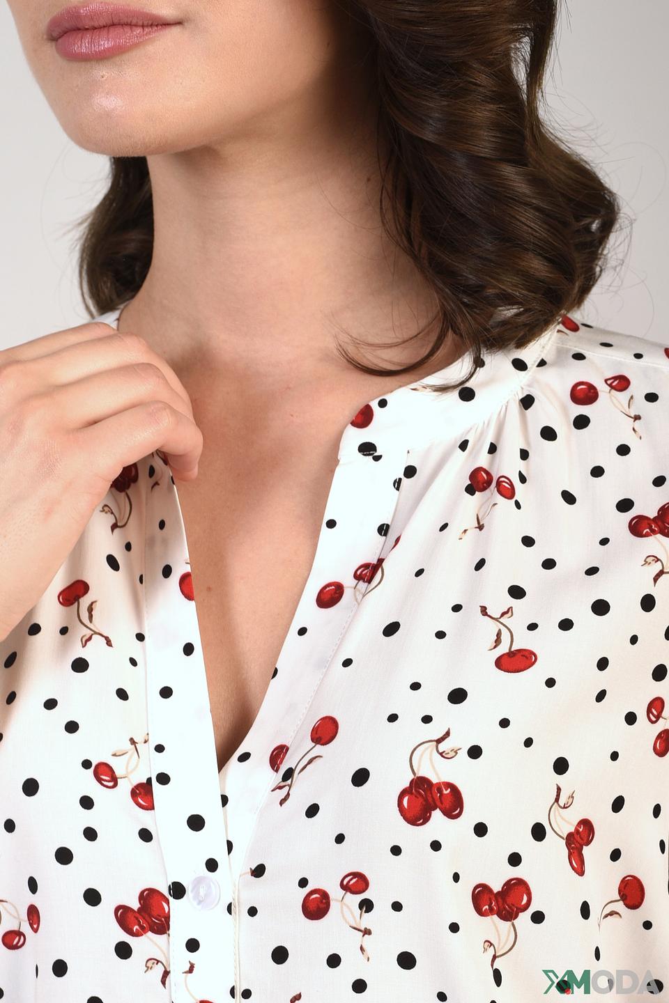 Блуза Pezzo с вишнями