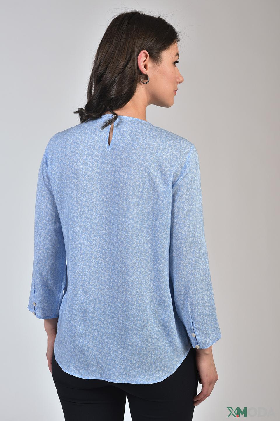 Блуза Gerry Weber EDITION голубая с принтом