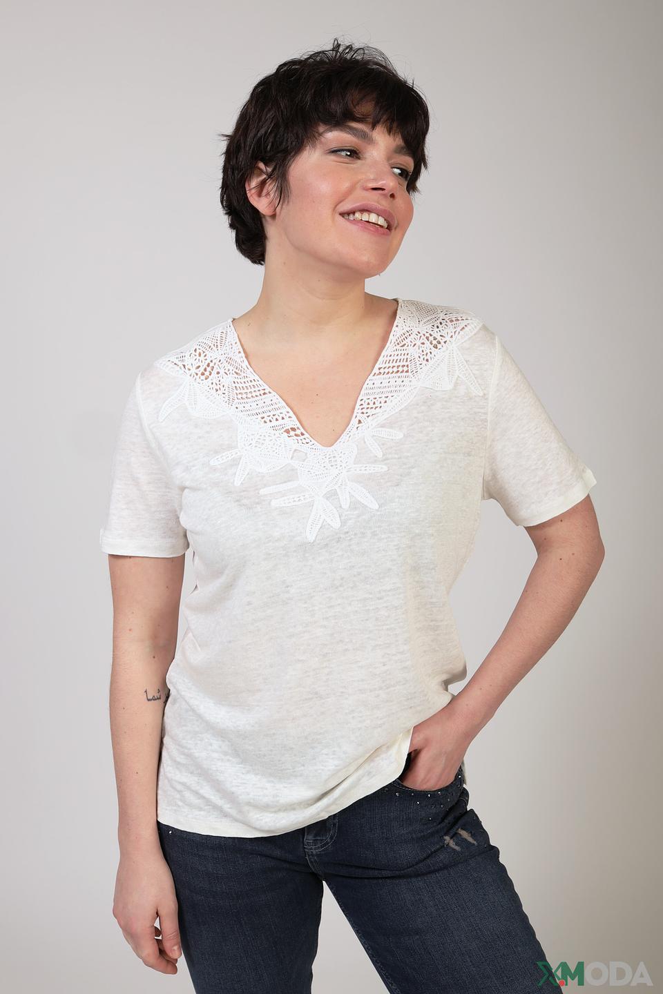 Футболка Via Appia с вышивкой