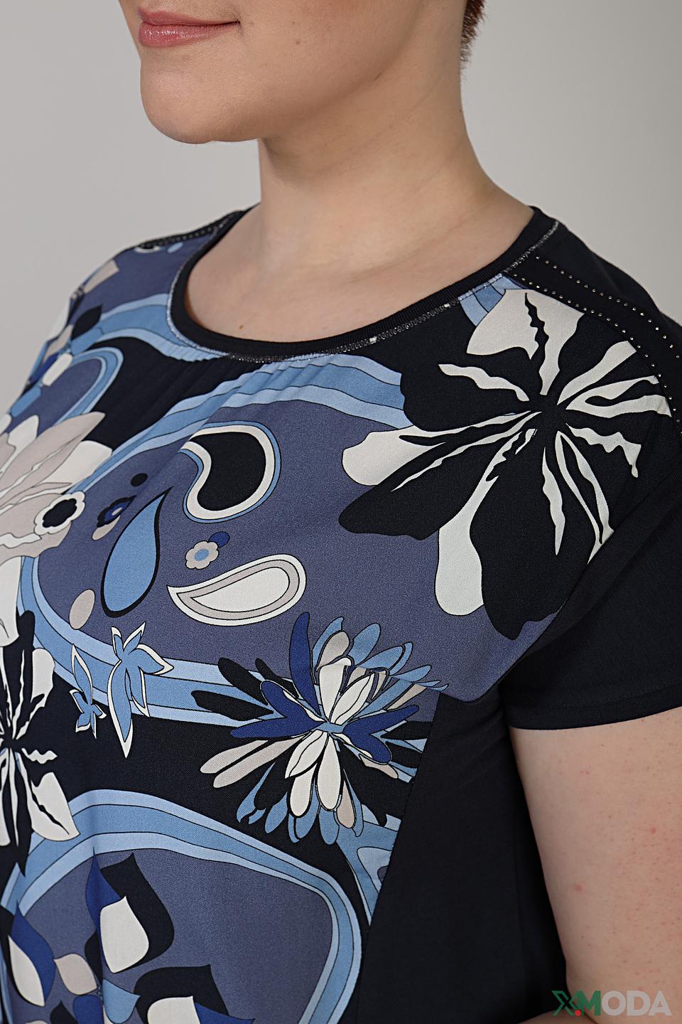 Блуза Via Appia с цветочным принтом