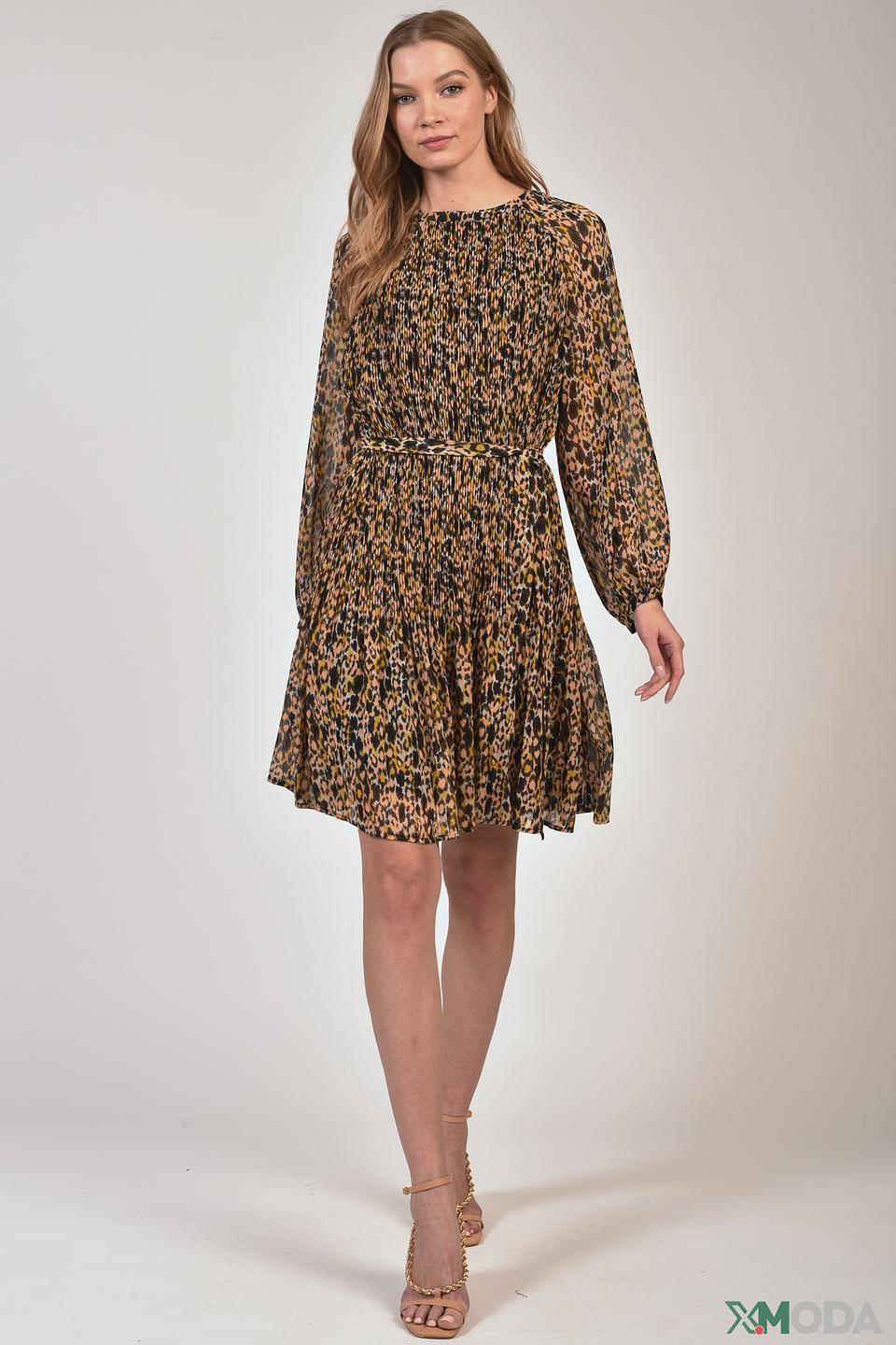 Платье Set с леопардовым принтом