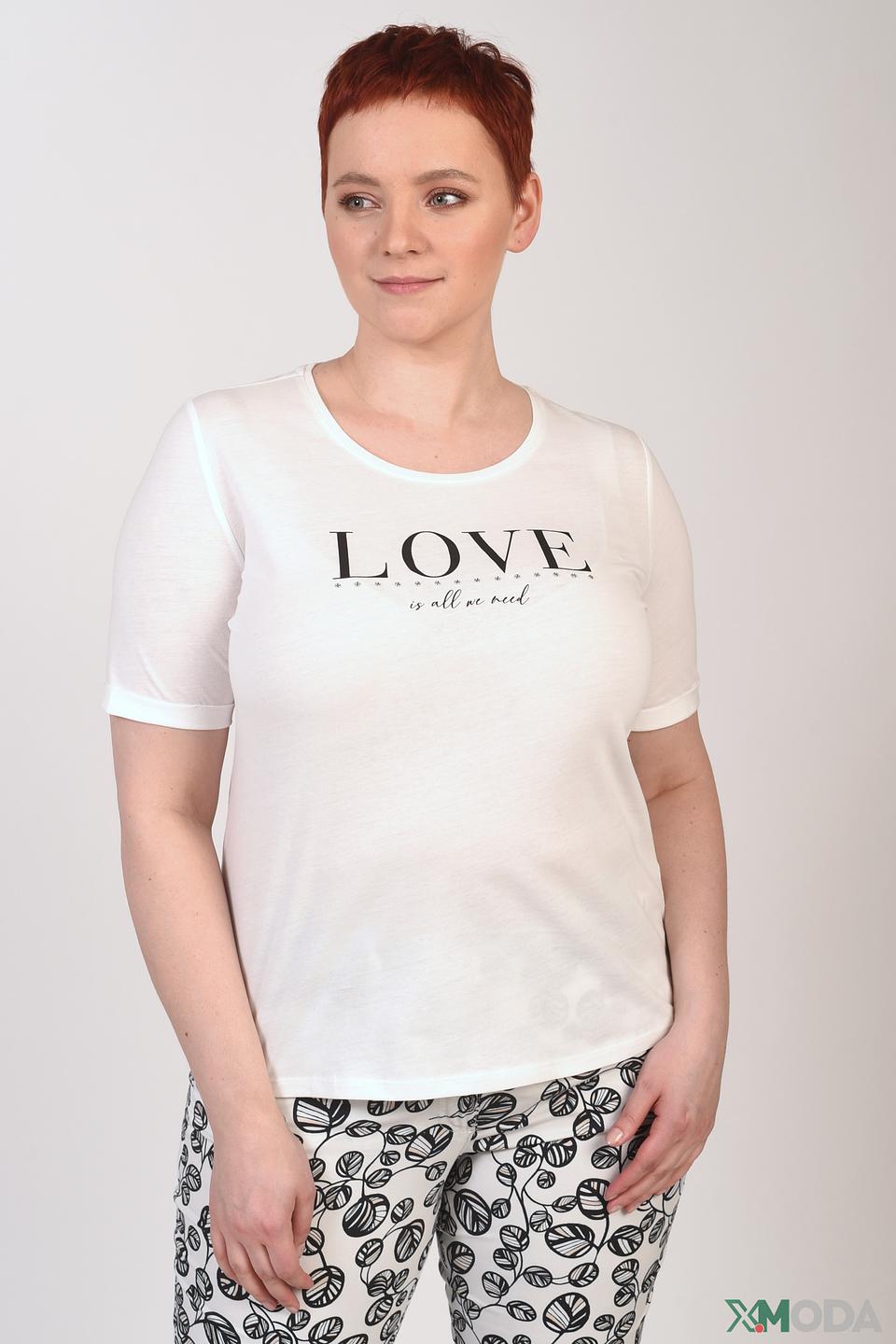 Футболка Via Appia с принтом LOVE