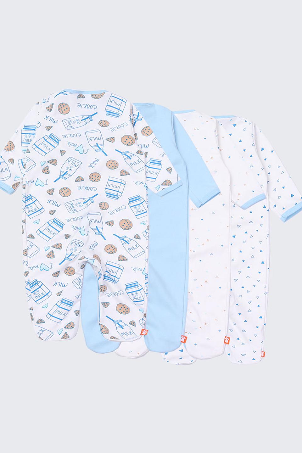 Комбинезон КотМарКот с принтом голубой