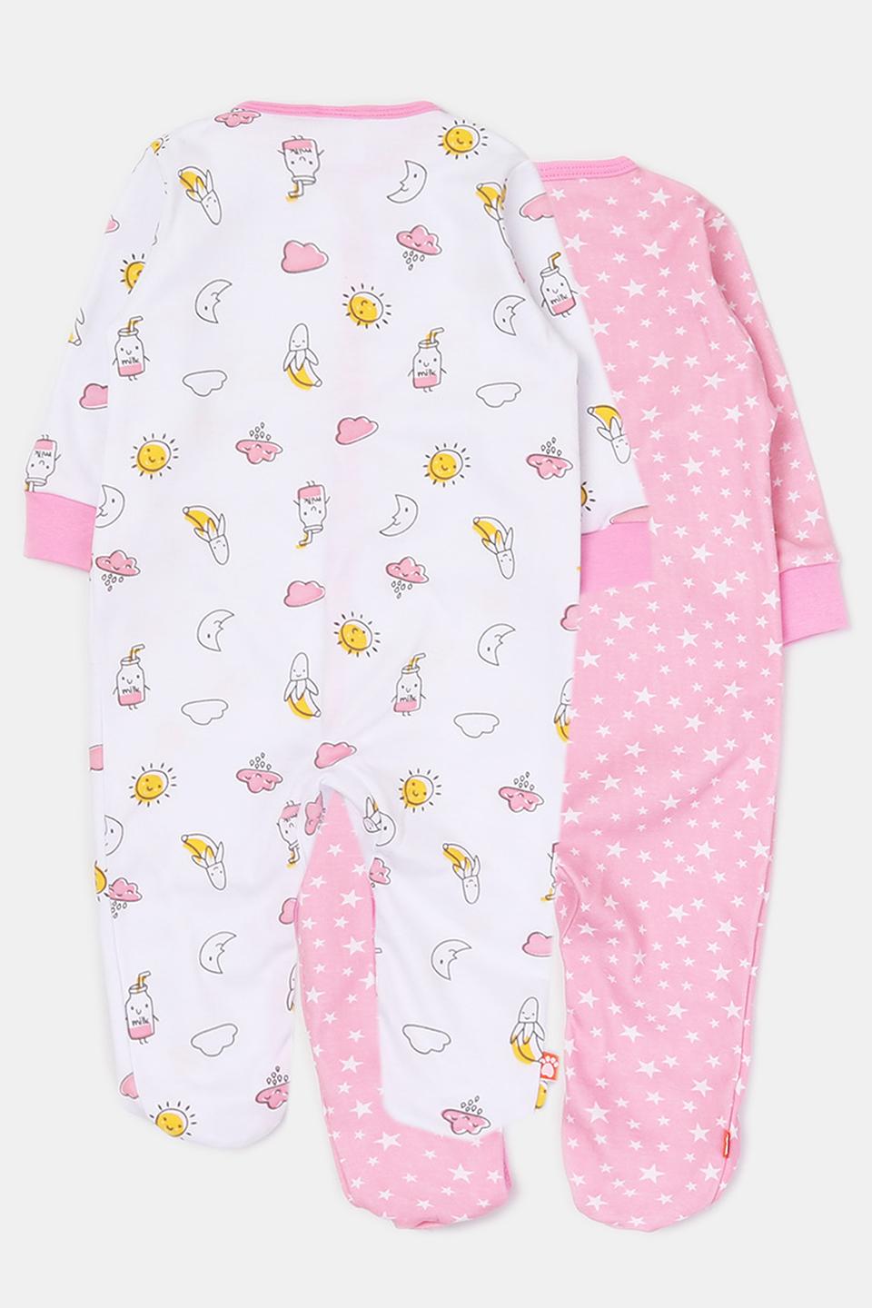 Комбинезон КотМарКот с принтом розовый