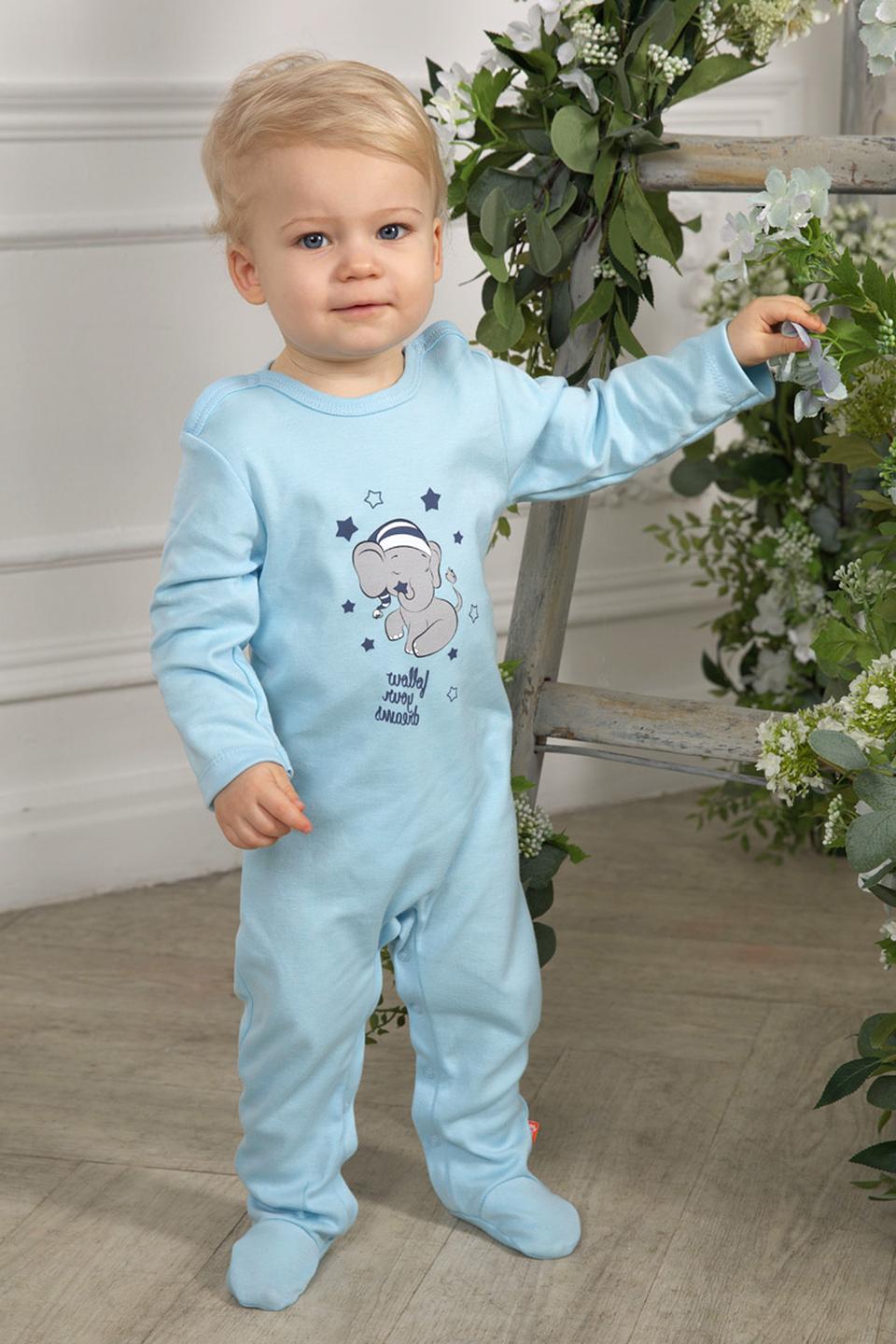 Комбинезон КотМарКот boy голубой