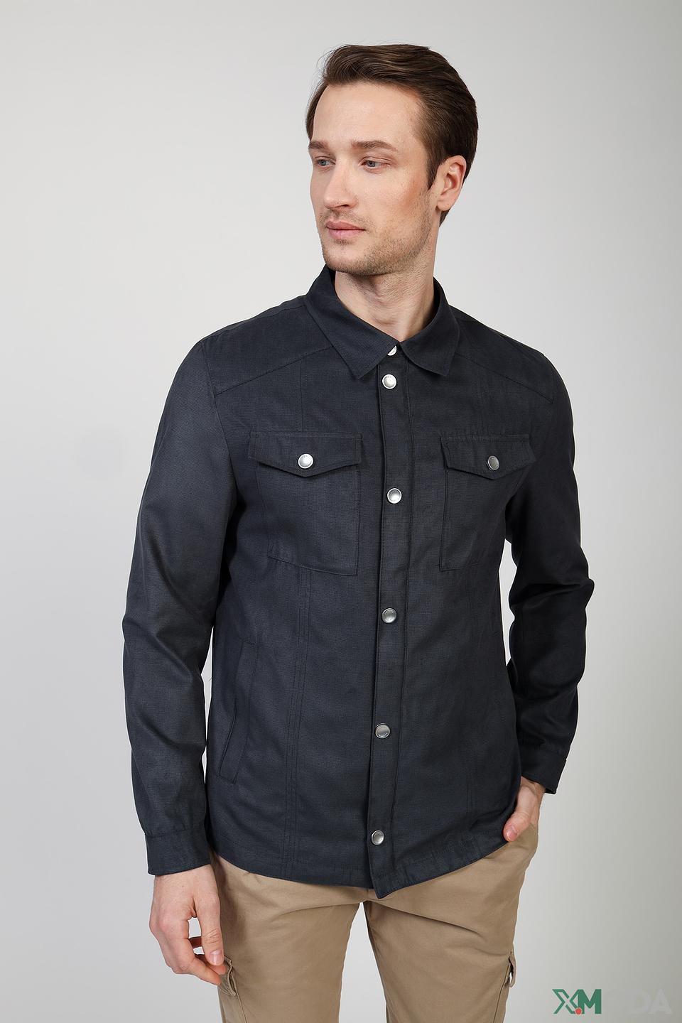 Ветровка Bugatti мужская тёмно-синяя