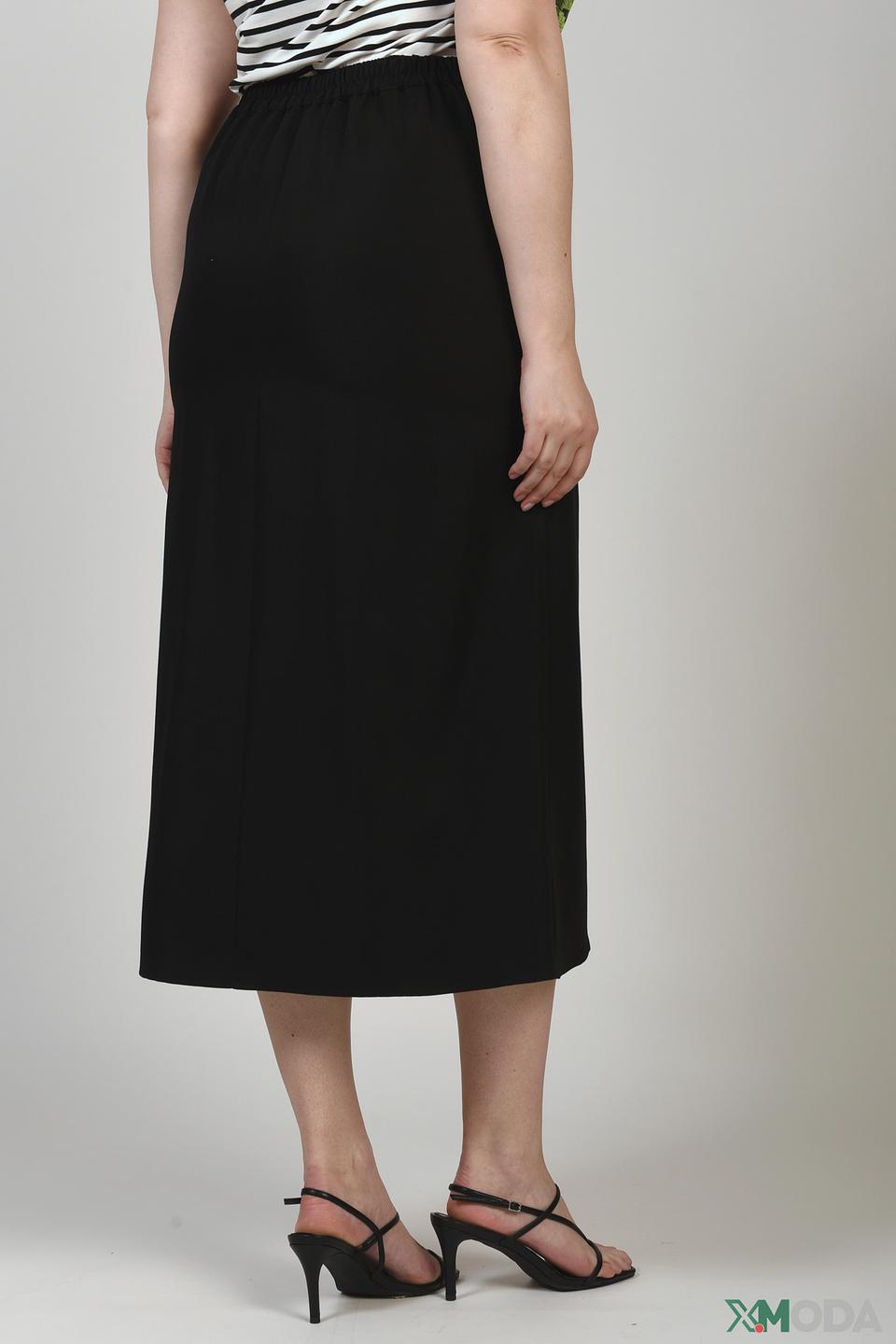 Юбка Samoon чёрная с запахом