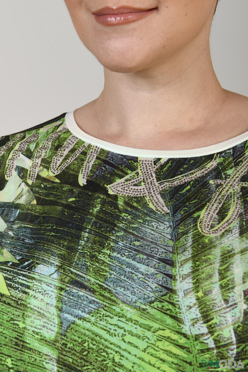 Футболка Via Appia с тропическим принтом