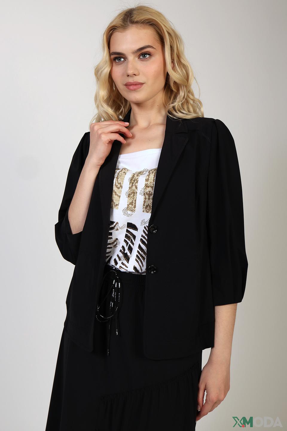 Жакет Marc Cain чёрный приталенный