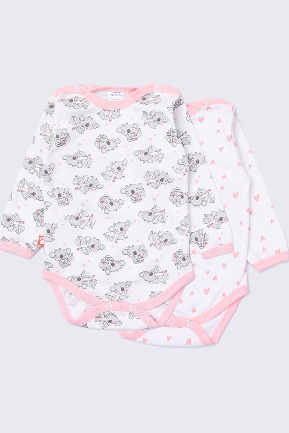 Боди КотМарКот с котятами розовый