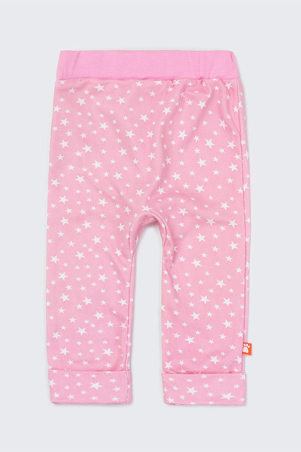 Брюки КотМарКот с принтом розовый