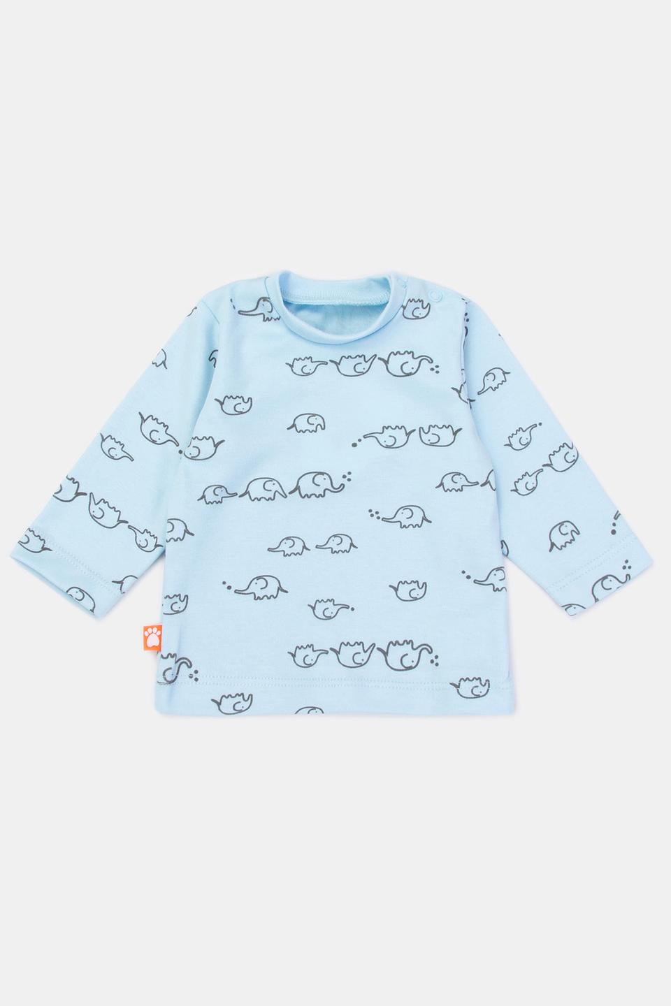 Джемпер КотМарКот boy голубой с принтом