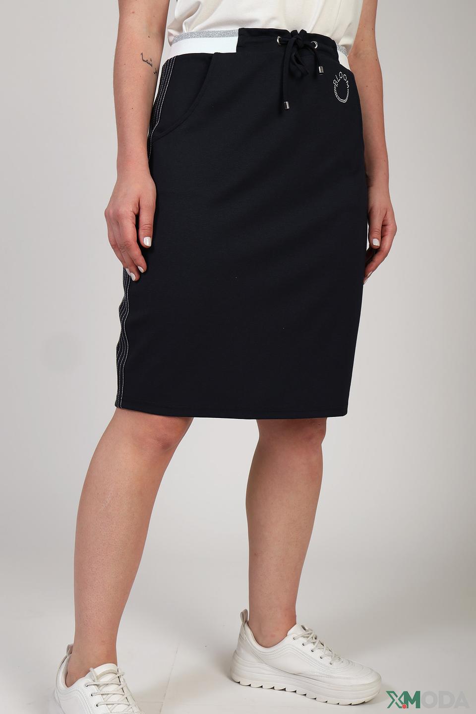 Юбка Betty Barclay чёрная с декором