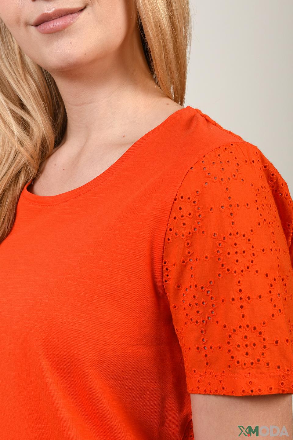 Блуза Gerry Weber оранжевая с вышивкой