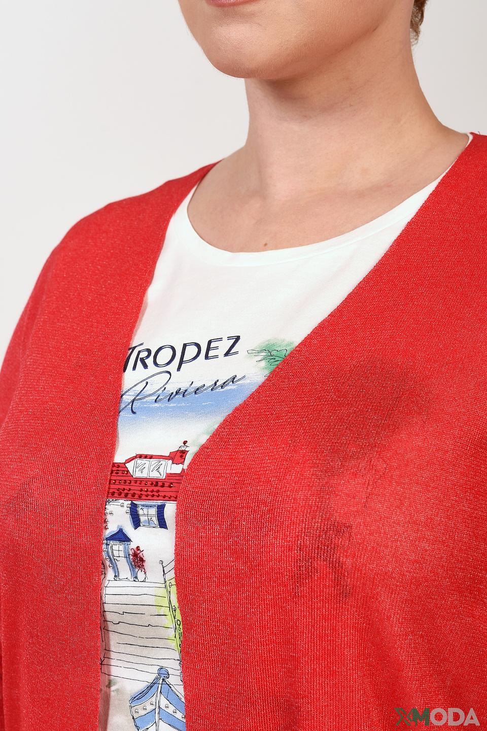 Кардиган Via Appia красный