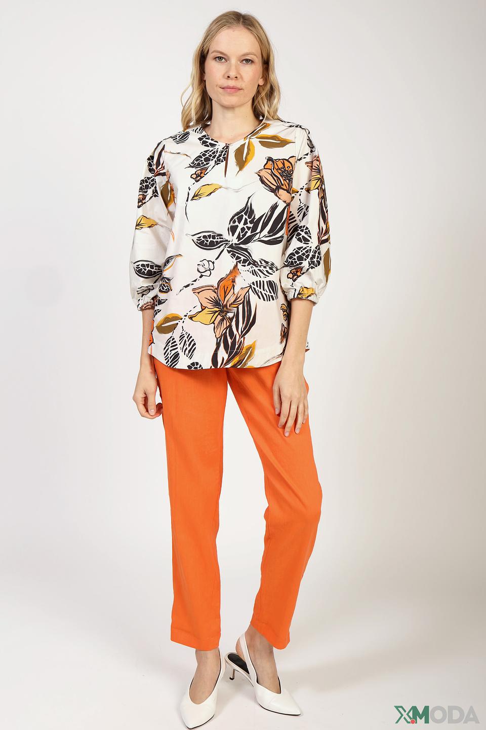 Блуза Marc Cain с цветочным принтом