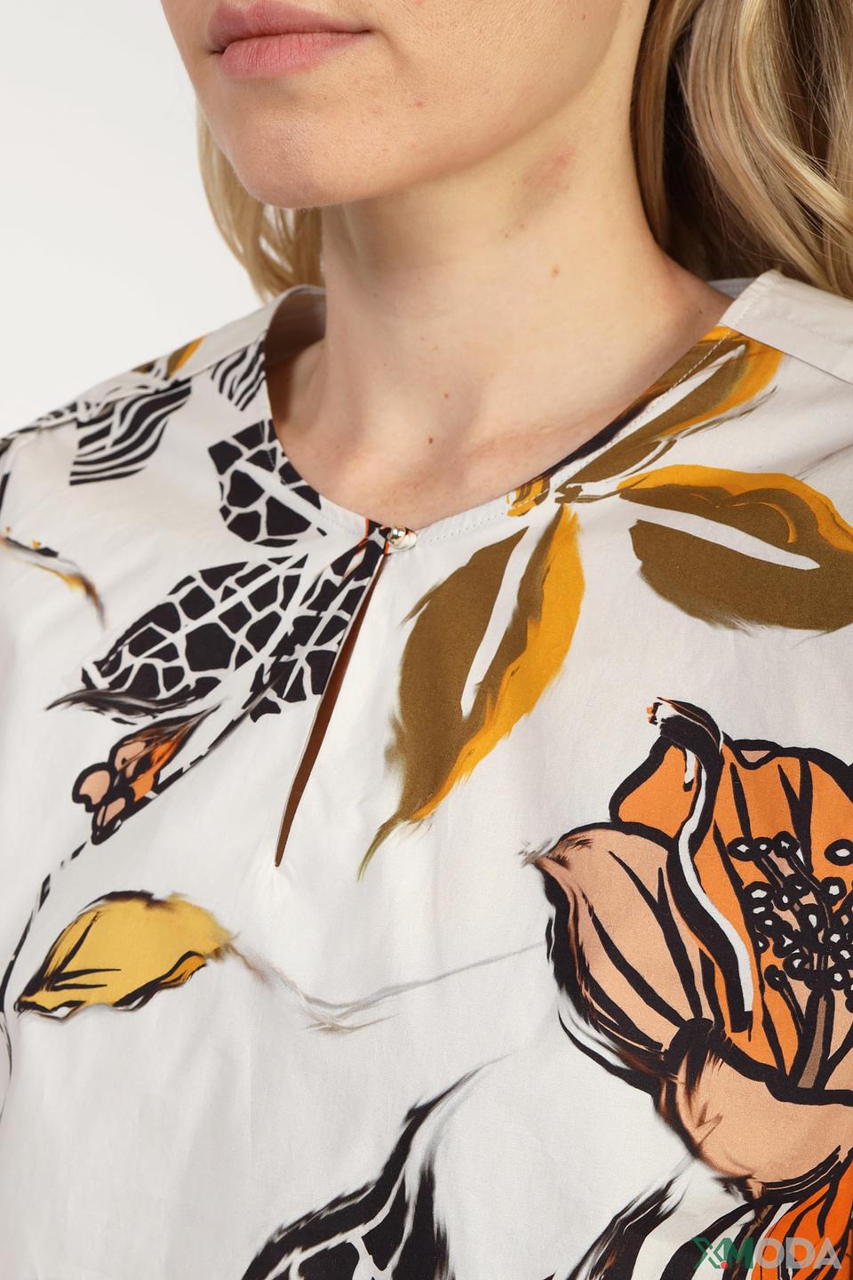 Блуза Marc Cain с цветочным принтом