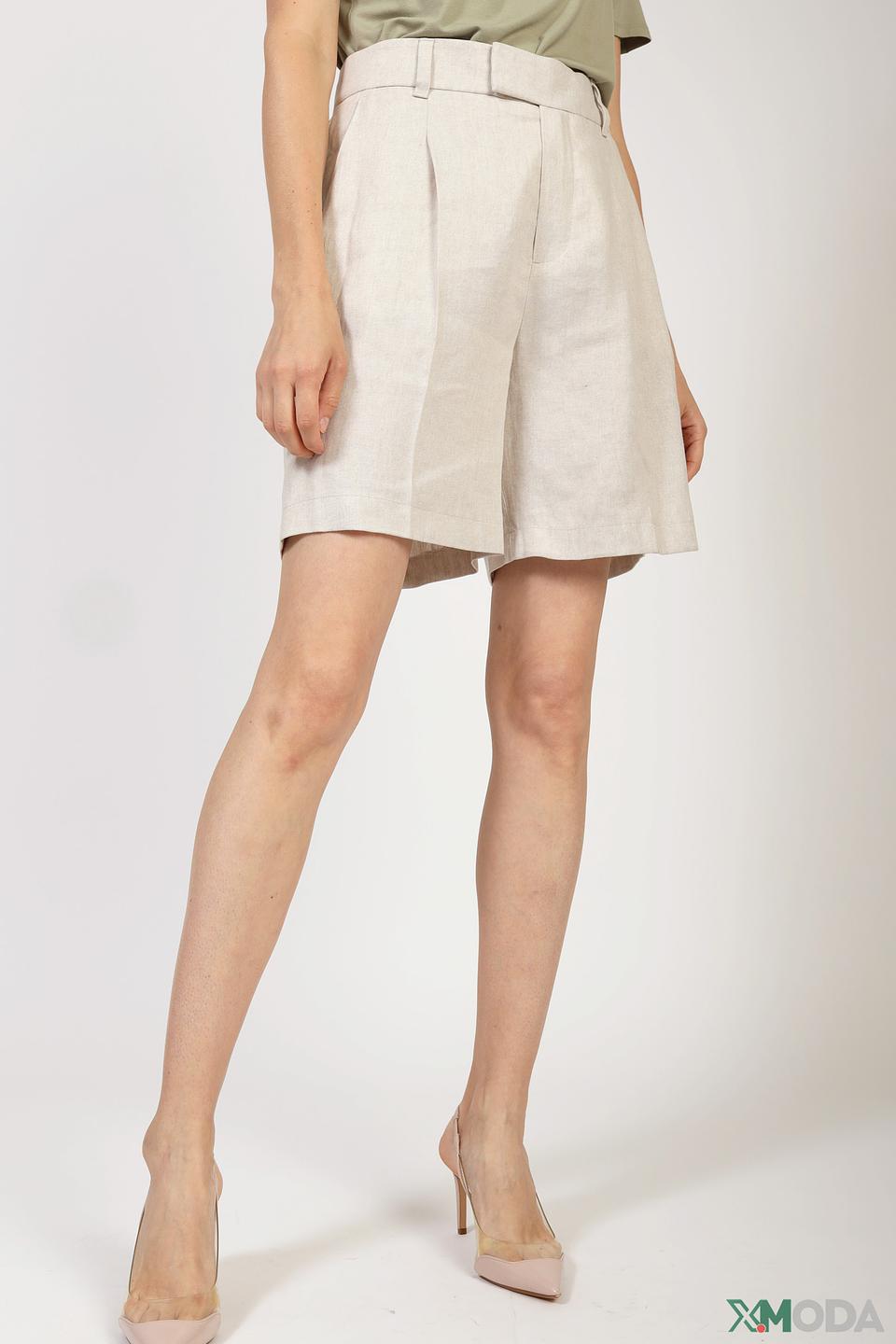 Шорты Set женские бежевые