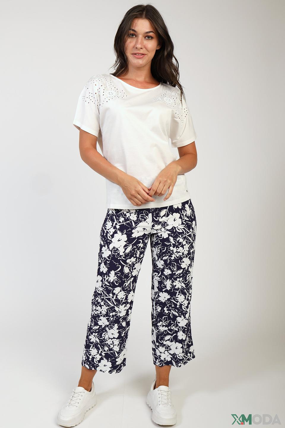 Капри Zerres с цветочным принтом