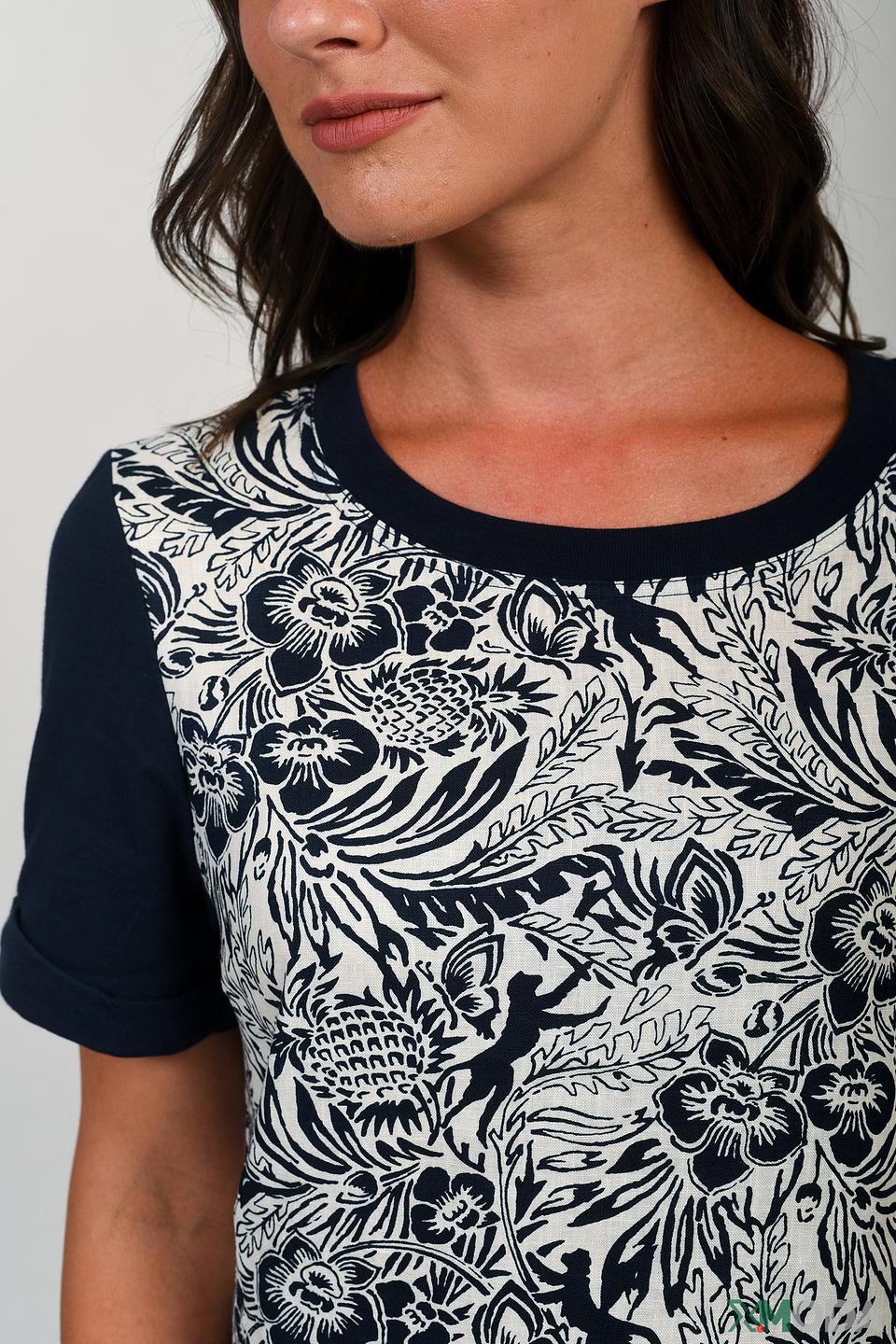 Платье Oui с цветочным принтом