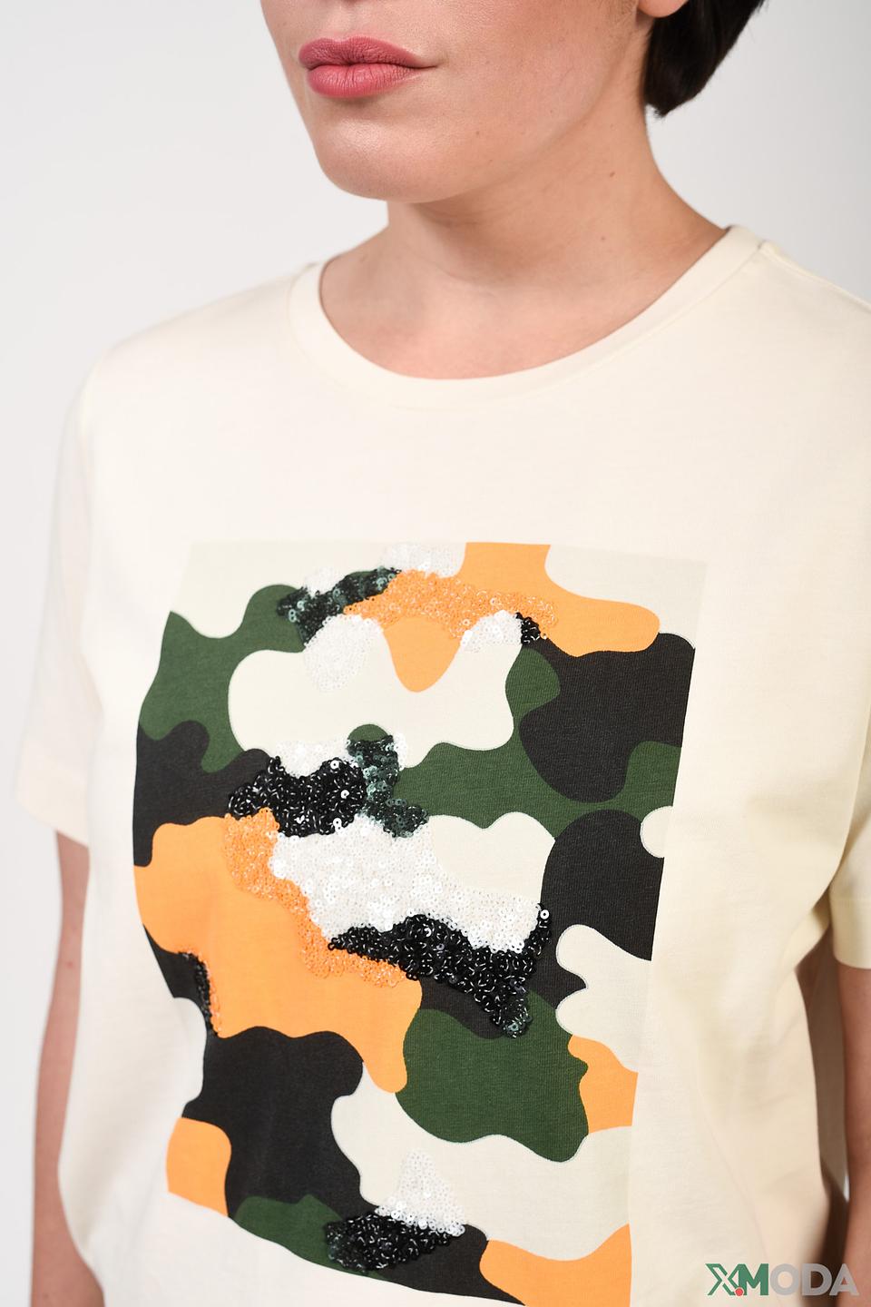 Футболка Margittes с камуфляжем