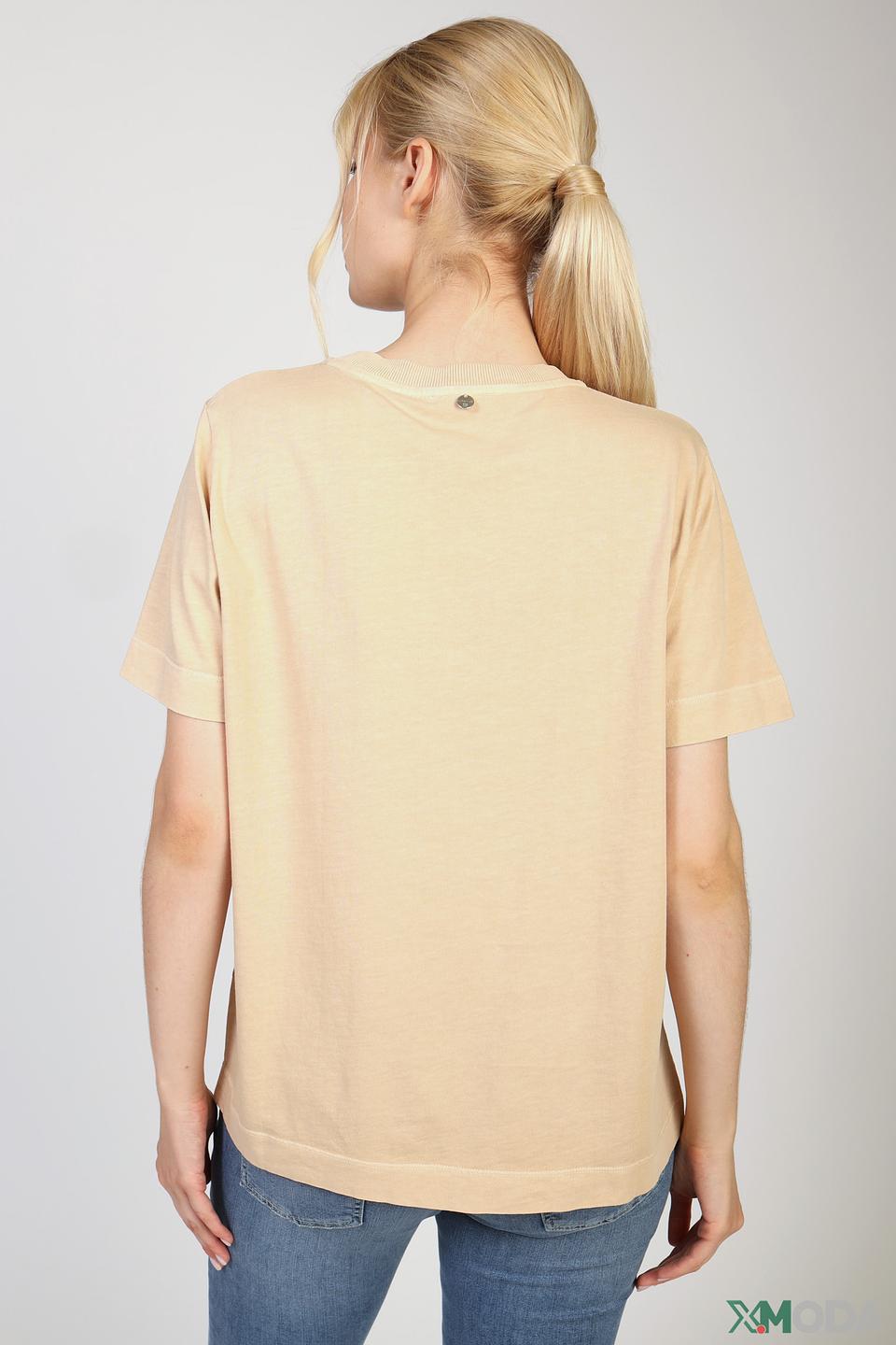 Футболка Rich and Royal с принтом бежевая