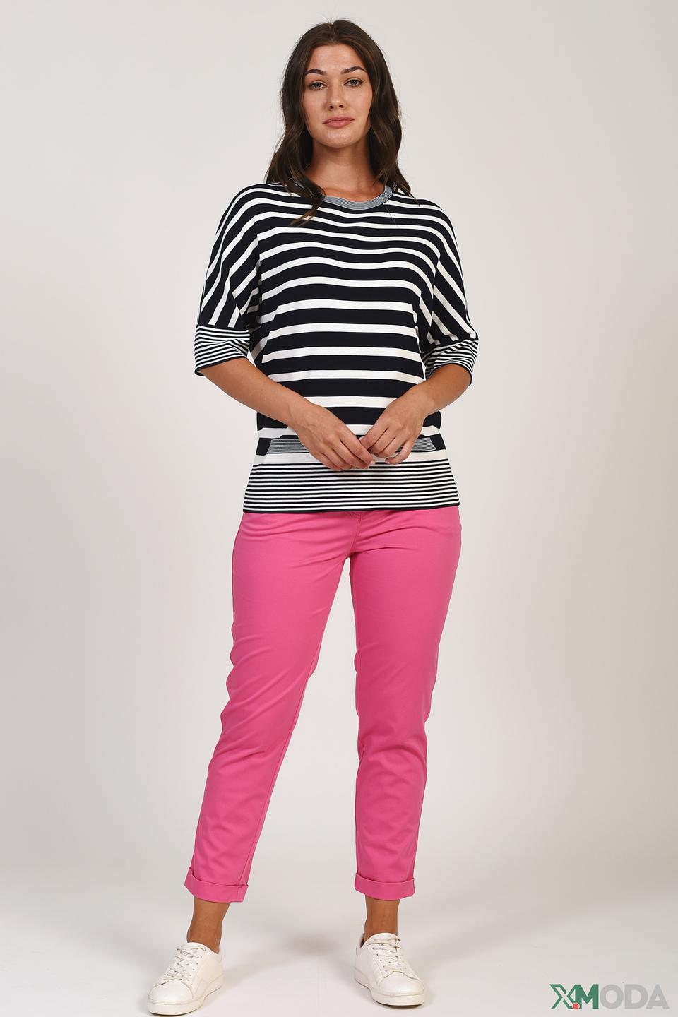 Брюки Michele фуксия с манжетами